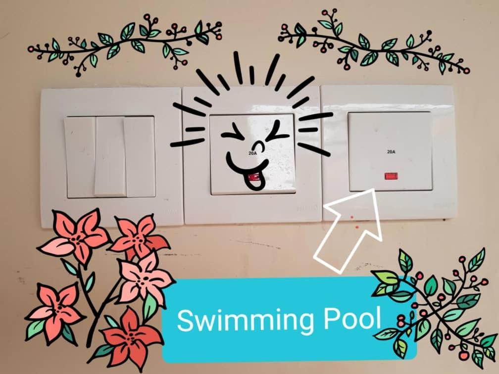 شقة Swimming Pool Party House باتو باهات المظهر الخارجي الصورة
